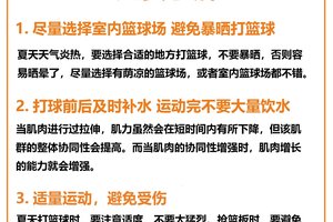 篮球夏训期间如何科学安排训练和休息时间:提升表现的策略与技巧